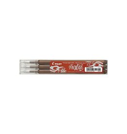 Pilot Pilot vullingen voor Frixion Ball en Frixion Ball Clicker, bruin , etui met 3 stuks
