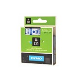 Dymo Dymo D1 tape 9 mm, blauw op wit