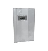 Merkloos Bronyl schriftomslag ft 16,5 x 21 cm (schrift), kristal