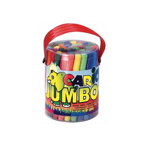 Carioca Carioca viltstift Jumbo, 50 stiften in een plastic pot
