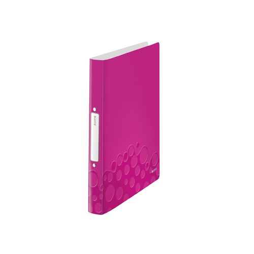 Leitz Leitz WOW ringmap, uit PP, ft A4, roze