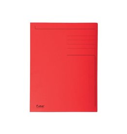 Exacompta Exacompta dossiermap Foldyne 24x32cm (A4), rood, doos 50st