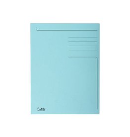 Exacompta Exacompta dossiermap Foldyne ft 24 x 32 cm (voor ft A4), lichtblauw, pak van 50 stuks