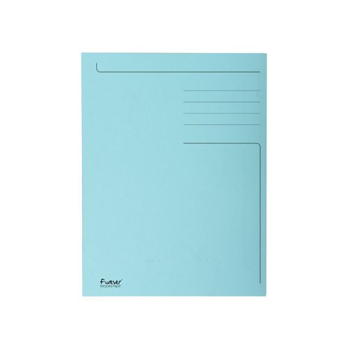 Exacompta Exacompta dossiermap Foldyne ft 24 x 32 cm (voor ft A4), lichtblauw, pak van 50 stuks