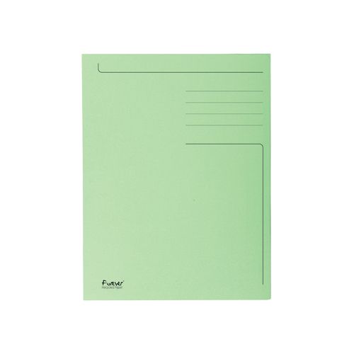 Exacompta Exacompta dossiermap Foldyne ft 24 x 32 cm (voor ft A4), lichtgroen, pak van 50 stuks