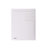 Exacompta Exacompta dossiermap Foldyne ft 24 x 32 cm (voor ft A4), lichtgrijs, pak van 50 stuks