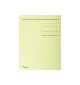 Exacompta Exacompta dossiermap Foldyne ft 24 x 35 cm (voor ft folio), geel, pak van 50 stuks
