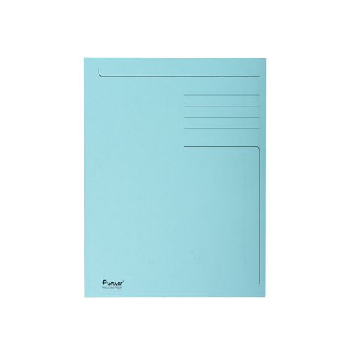 Exacompta Exacompta dossiermap Foldyne ft 24 x 35 cm (voor ft folio), lichtblauw, pak van 50 stuks