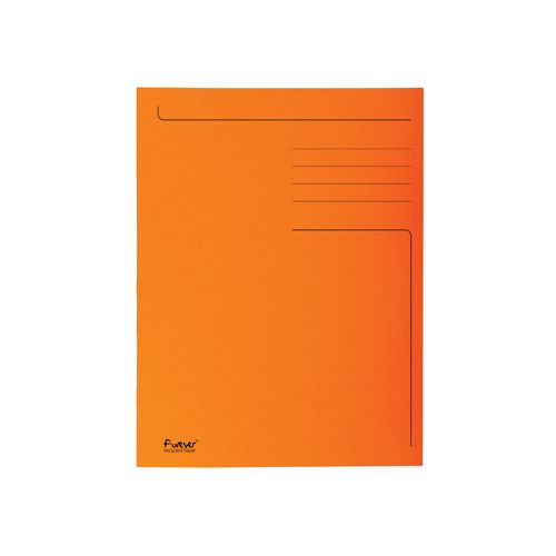 Exacompta Exacompta dossiermap Foldyne ft 24 x 35 cm (voor ft folio), oranje, pak van 50 stuks