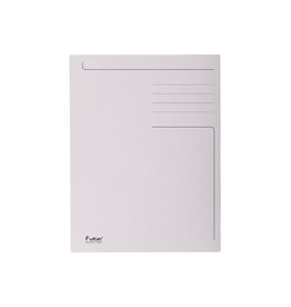 Exacompta Exacompta dossiermap Foldyne ft 24 x 35 cm (voor ft folio), lichtgrijs, pak van 50 stuks