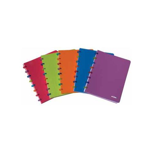 Atoma Atoma Tutti Frutti schrift, ft A5, 144 bladzijden, geruit 5 mm, geassorteerde kleuren