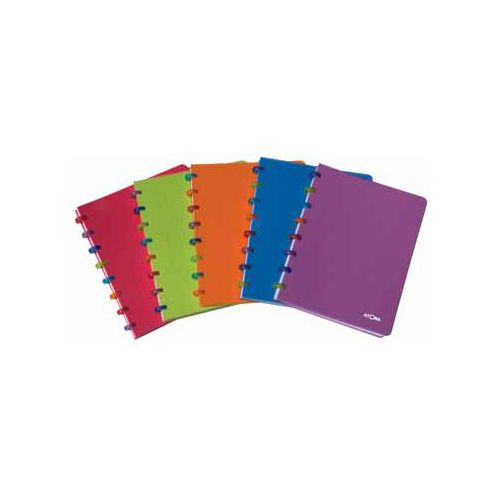 Atoma Atoma Tutti Frutti schrift, ft A4, 144 bladzijden, geruit 5 mm, geassorteerde kleuren