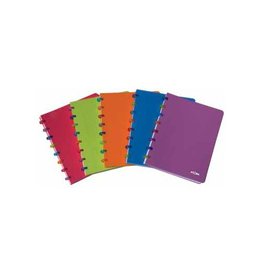 Atoma Atoma Tutti Frutti schrift, ft A4, 144 bladzijden, commercieel geruit, geassorteerde kleuren