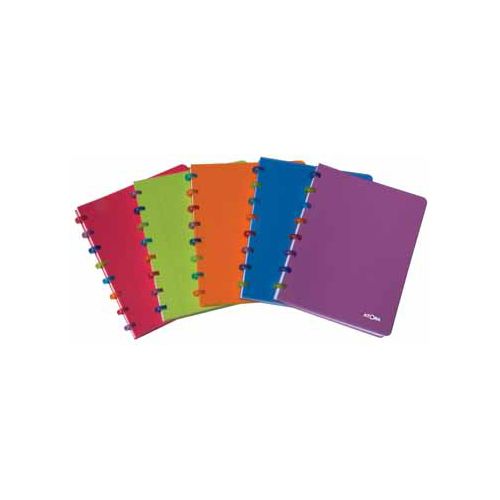 Atoma Atoma Tutti Frutti schrift, ft A4, 144 bladzijden, commercieel geruit, geassorteerde kleuren