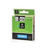 Dymo Dymo D1 tape 19 mm, zwart op wit