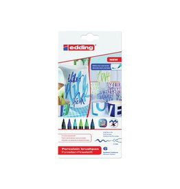 Edding Brush Porcelein 4200 Set6 Cool [1st]