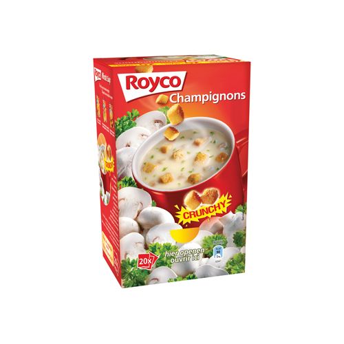 Royco Royco Minute Soup champignons, pak van 20 zakjes