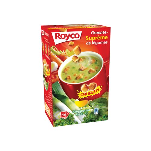 Royco Royco Minute Soup groentensuprême met croutons, 20 zakjes