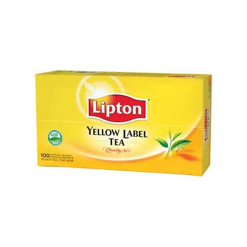Lipton Lipton thee Feel Good Selection, Yellow label, doos van 100 zakjes