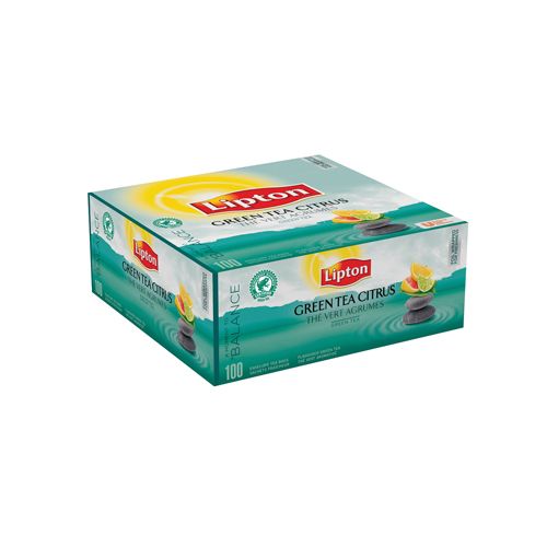 Lipton Tea Company Lipton thee, Green Tea Citrus, pak van 100 zakjes