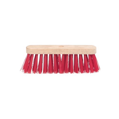 Aqualine Schuurborstel met PVC haren, uit ongelakt hout, 29 cm