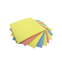 Aqualine Aqualine vaatdoekjes ft 18 x 20 cm, geassorteerde kleuren, pak van 5 stuks