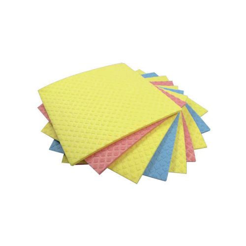 Aqualine Aqualine vaatdoekjes ft 18 x 20 cm, geassorteerde kleuren, pak van 5 stuks