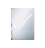 Leitz Leitz Premium Showtas A4 geopend, boven en links, 30% gerecycleerd plastic, pak van 100 stuks