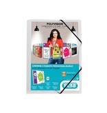 Oxford OXFORD Polyvision elastomap, formaat A4, uit PP, transparant