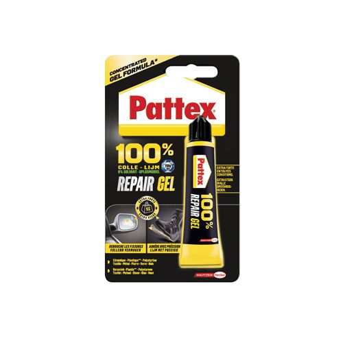 Pattex colle multi-usages 100 % Repair Gel, tube de 20 g, sous blister bij  VindiQ Office