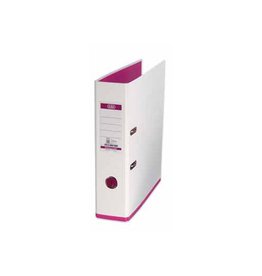 Oxford OXFORD MyColour ordner, formaat A4, uit karton, rug van 8 cm, wit-roze