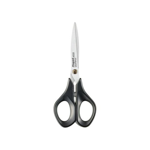 Maped Office Maped schaar Advanced, ft 17 cm, rechts, scherpe punt, RVS, zwart, blister van 1 stuk