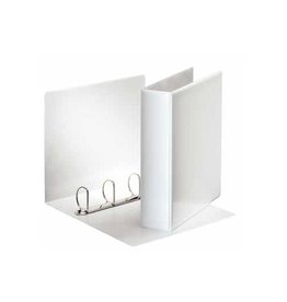 Esselte Esselte personaliseerbare ringmap, rug van 7,7 cm, 4 D-ringen van 50 mm, wit