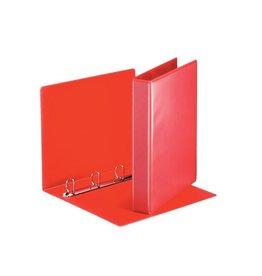 Esselte Esselte personaliseerbare ringmap, rug van 5,1 cm, 4 D-ringen van 30 mm, rood