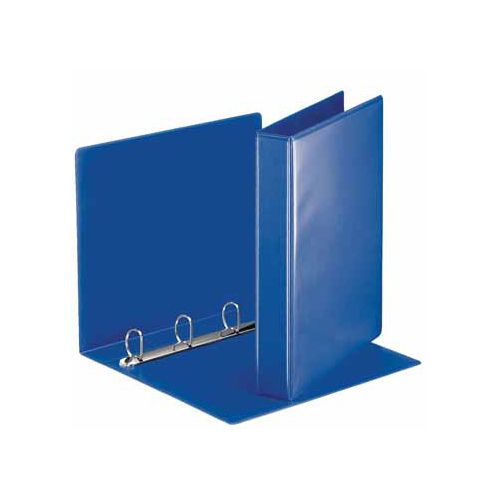 Esselte Esselte personaliseerbare ringmap, rug van 5,1 cm, 4 D-ringen van 30 mm, blauw