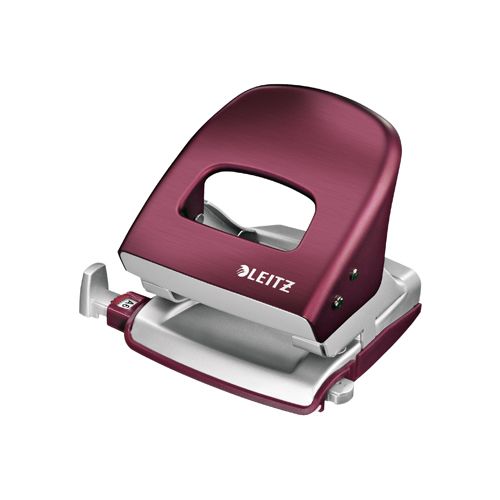 Leitz Leitz Style perforator, 30 blad, rood