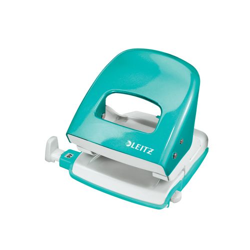 Leitz Leitz WOW perforator, 30 blad, ijsblauw, op blister
