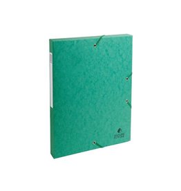 Exacompta Exacompta elastobox Exabox groen, rug van 2,5 cm