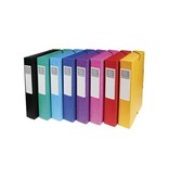 Exacompta Exacompta elastobox Exabox 8 geassorteerde kleuren: geel, rood, roze, paars, blauw, turquoise, groen e...