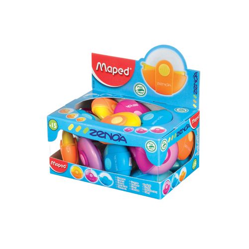 Maped Maped gum Zenoa, geassorteerde kleuren — levering per 20