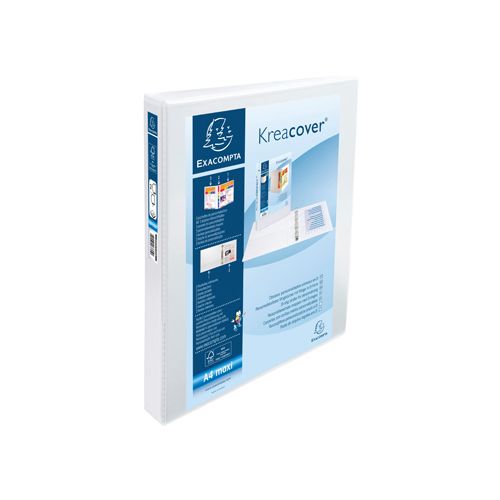 Exacompta Exacompta Kreacover personaliseerbare ringmap wit