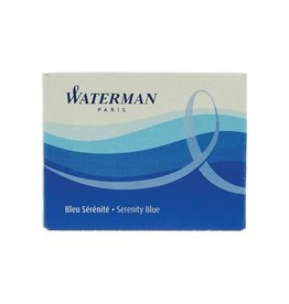 Waterman Waterman inktpatronen Standard blauw Florida, pak van 8 stuks
