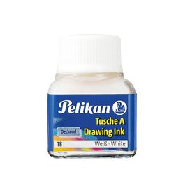 Pelikan Pelikan Oost-Indische inkt wit, flesje van 10 ml