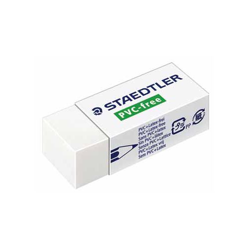Staedtler Staedtler PVC-vrije gum, ft 43 x 19 x 13 mm, wit