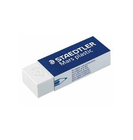 Staedtler Staedtler gum Mars Plastic, wit, doos van 20 stuks