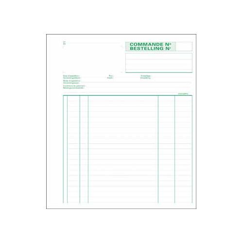 Exacompta Exacompta bestellingen, ft 21 x 18 cm, bilingue, dupli (50 x 2 vel)