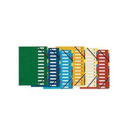 Exacompta Sorteermap 12 Vakken Ass [6st]