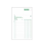 Exacompta Exacompta factuurboek, ft 21 x 13,5 cm, tweetalig, dupli (50 x 2 vel)