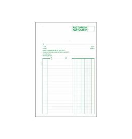 Exacompta Exacompta factuurboek, ft 21 x 13,5 cm, tweetalig, dupli (50 x 2 vel)