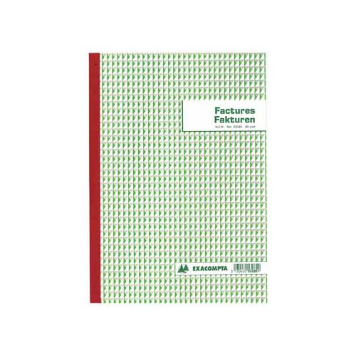 Exacompta Exacompta factuurboek, ft 21 x 29,7 cm, tweetalig, tripli (50 x 3 vel)